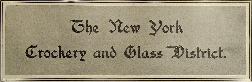 An illustration from Crockery & glass journal, 1875, leaf 206