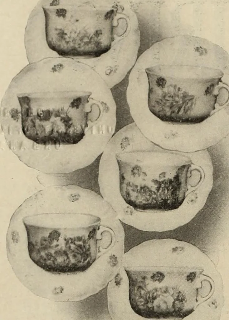 An illustration from Crockery & glass journal, 1875, leaf 261