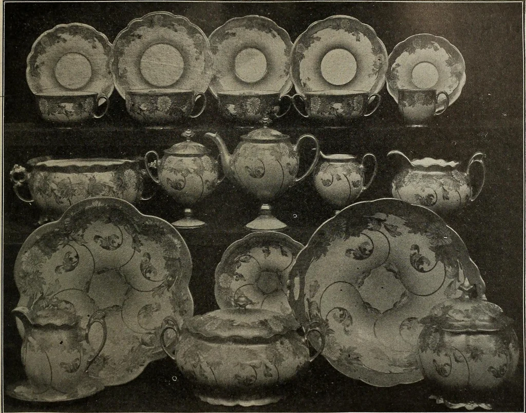 An illustration from Crockery & glass journal, 1875, leaf 264