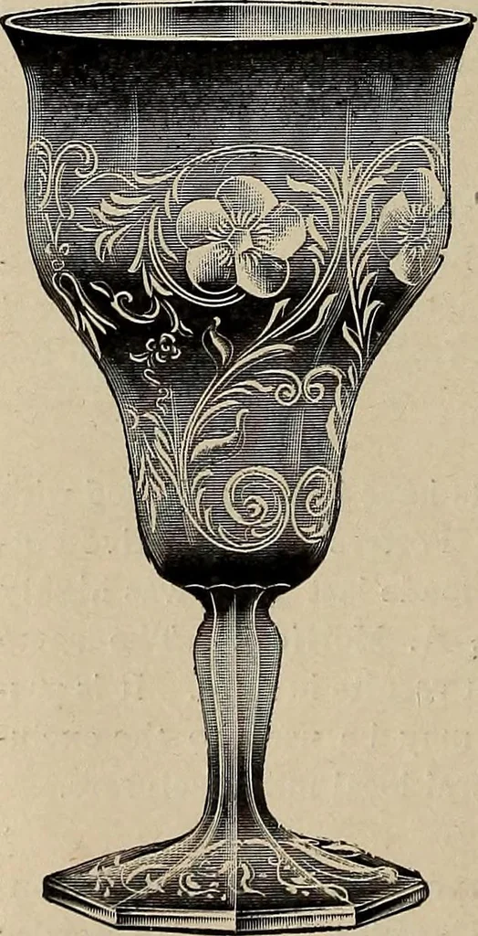 An illustration from Crockery & glass journal, 1875, leaf 281
