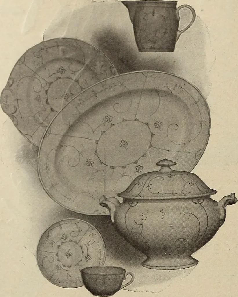 An illustration from Crockery & glass journal, 1875, leaf 285