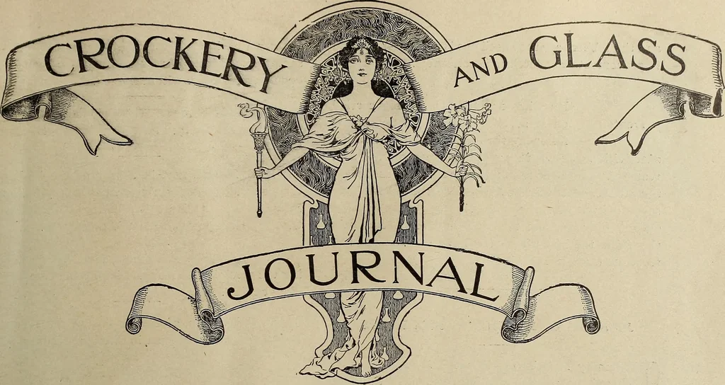 An illustration from Crockery & glass journal, 1875, leaf 38