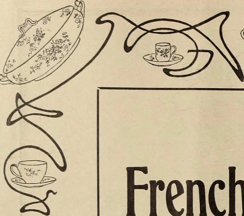 An illustration from Crockery & glass journal, 1875, leaf 65