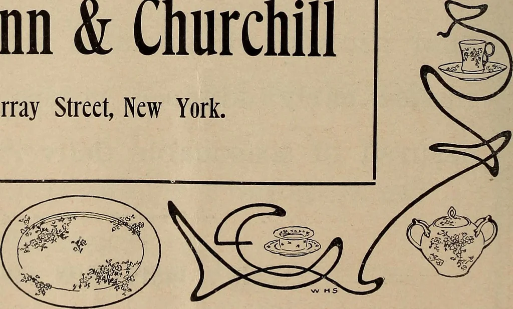 An illustration from Crockery & glass journal, 1875, leaf 65