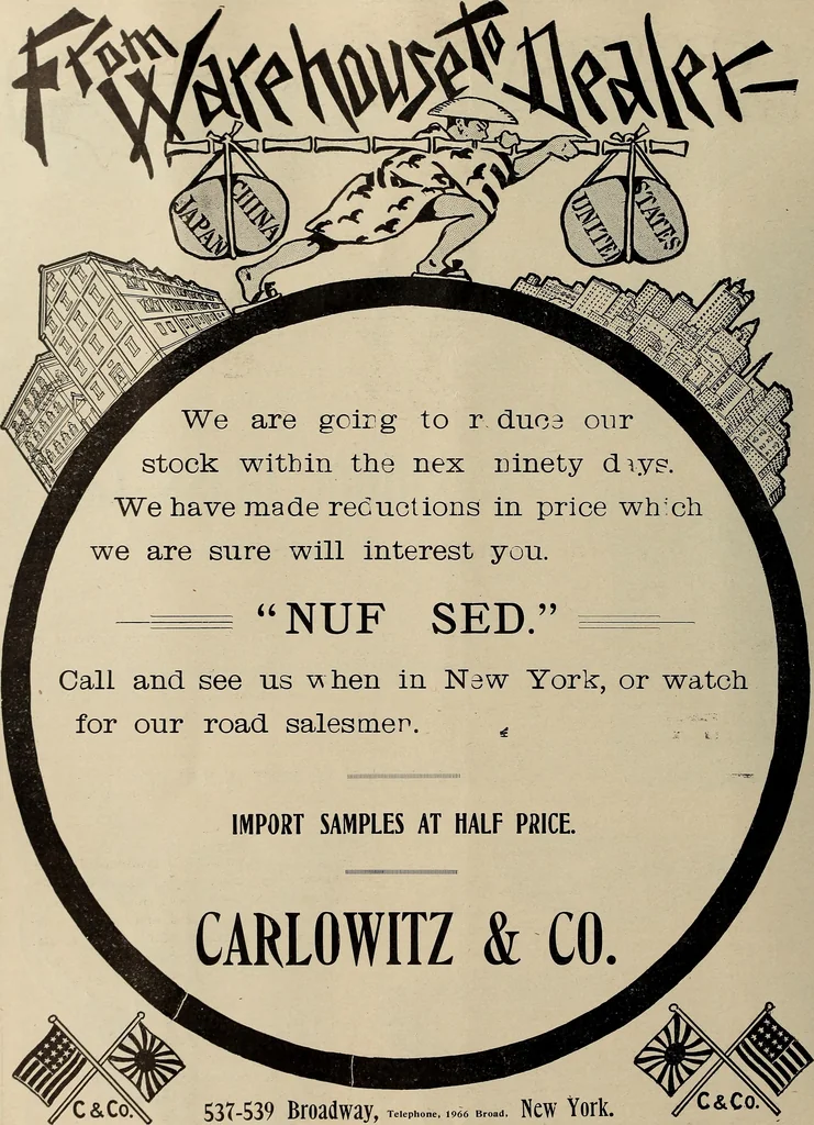 An illustration from Crockery & glass journal, 1875, leaf 93