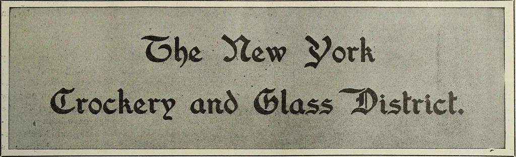 An illustration from Crockery & glass journal, 1875, leaf 164