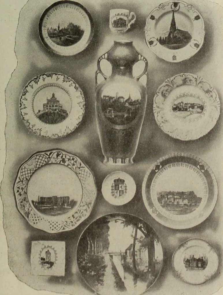 An illustration from Crockery & glass journal, 1875, leaf 186