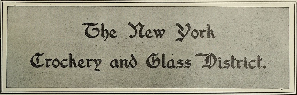 An illustration from Crockery & glass journal, 1875, leaf 256