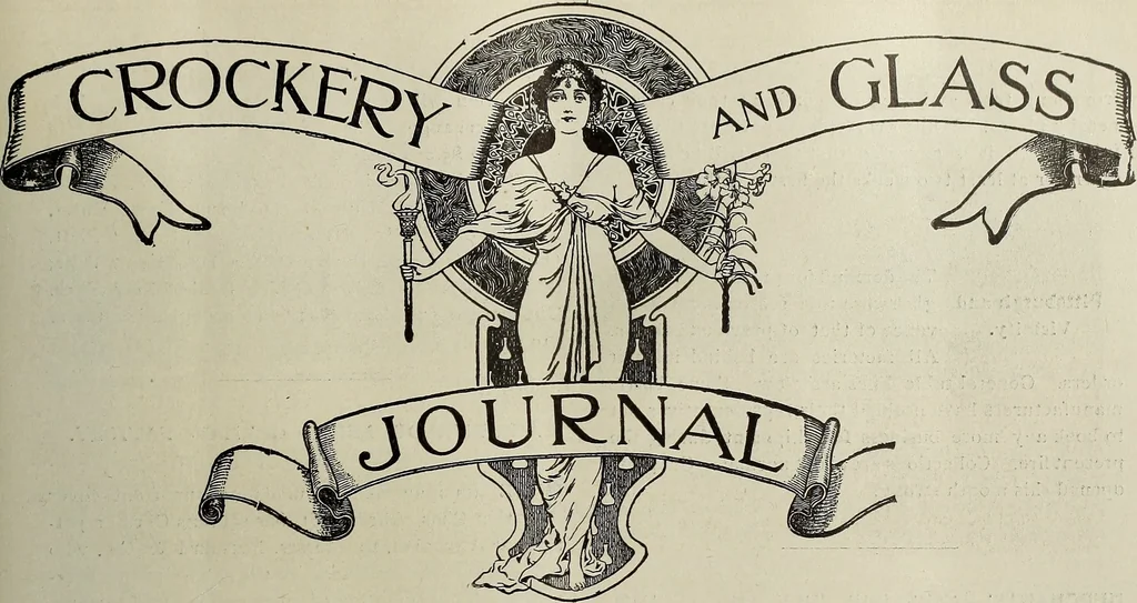 An illustration from Crockery & glass journal, 1875, leaf 368