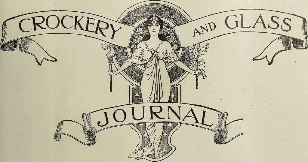 An illustration from Crockery & glass journal, 1875, leaf 386