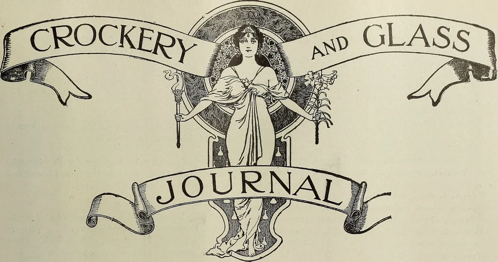 An illustration from Crockery & glass journal, 1875, leaf 402