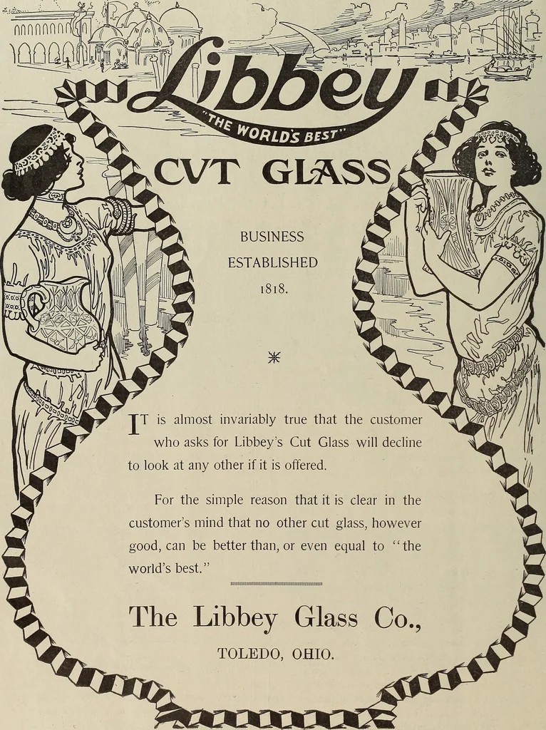 An illustration from Crockery & glass journal, 1875, leaf 445