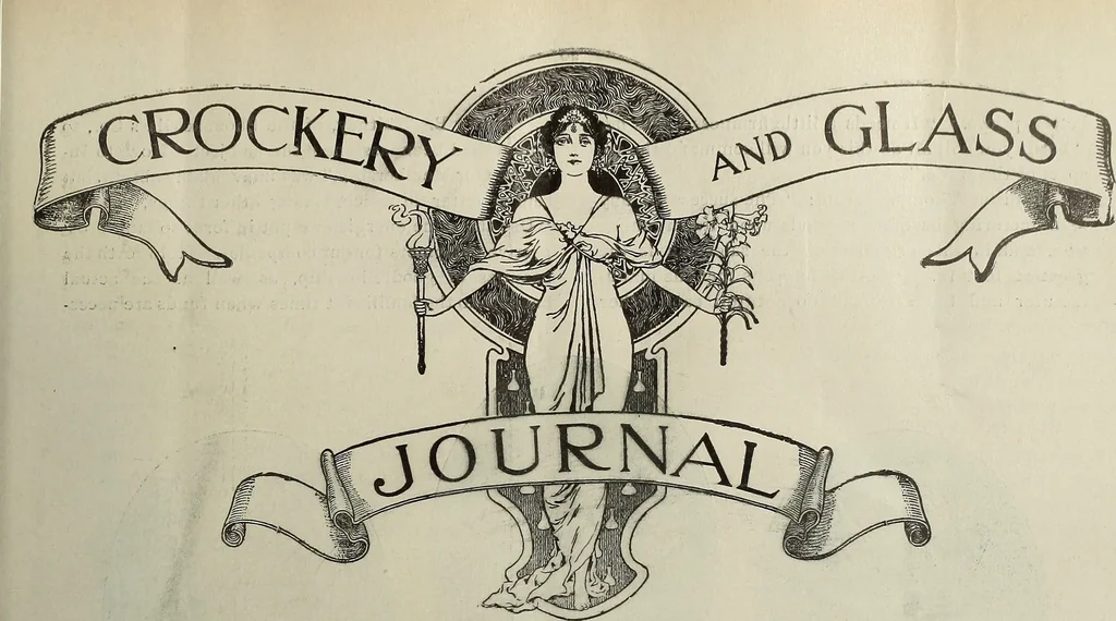 An illustration from Crockery & glass journal, 1875, leaf 54
