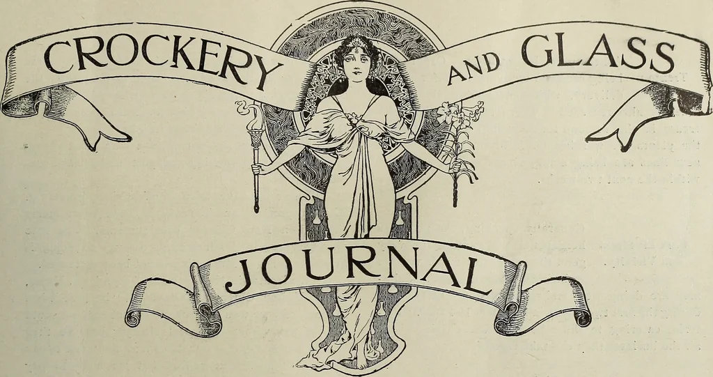 An illustration from Crockery & glass journal, 1875, leaf 92