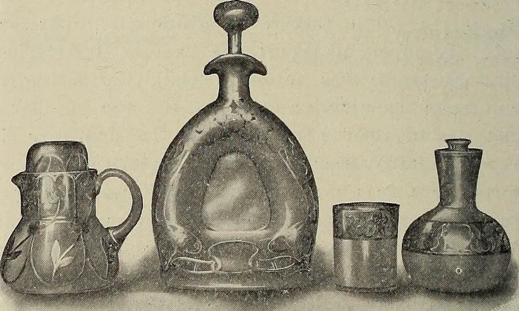 An illustration from Crockery & glass journal, 1875, leaf 127