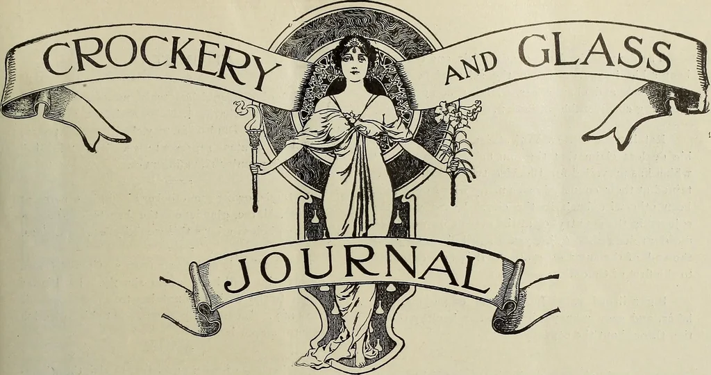 An illustration from Crockery & glass journal, 1875, leaf 208