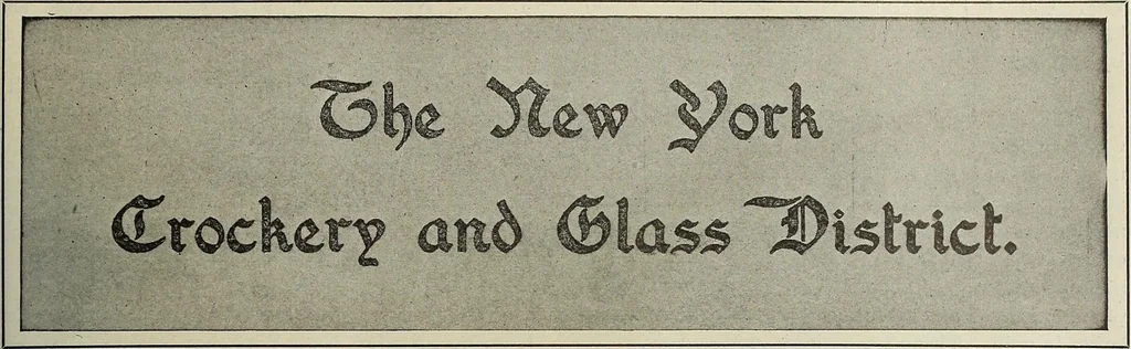 An illustration from Crockery & glass journal, 1875, leaf 274