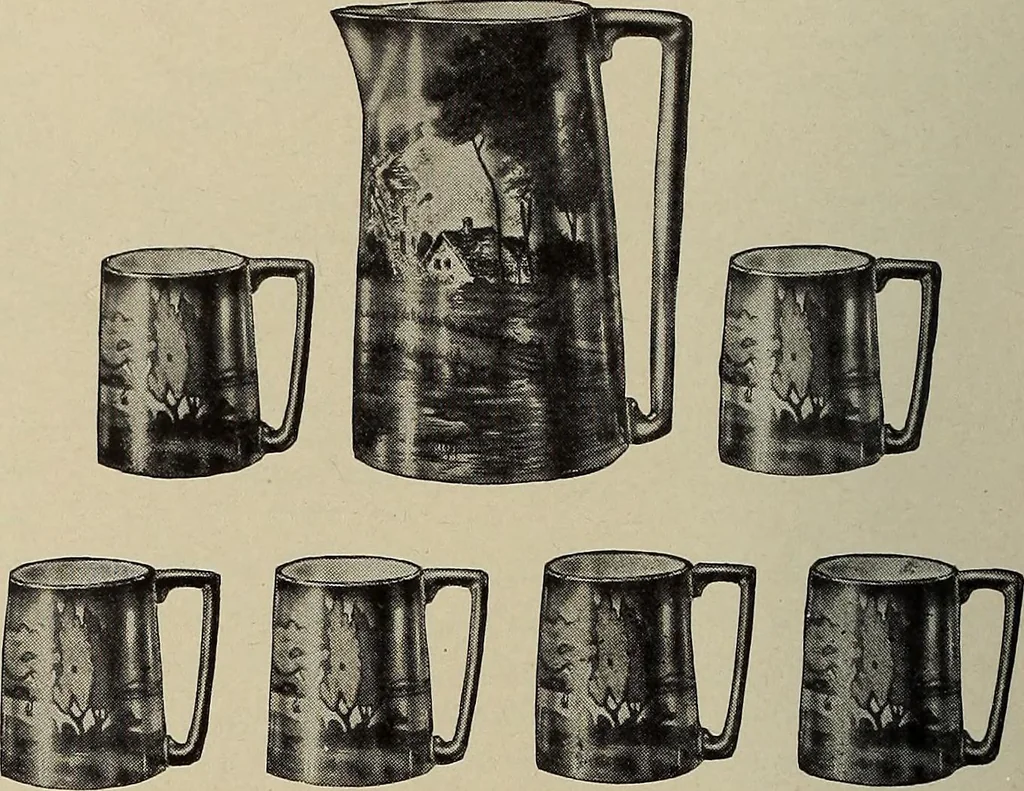 An illustration from Crockery & glass journal, 1875, leaf 419