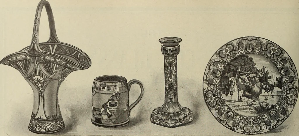 An illustration from Crockery & glass journal, 1875, leaf 483