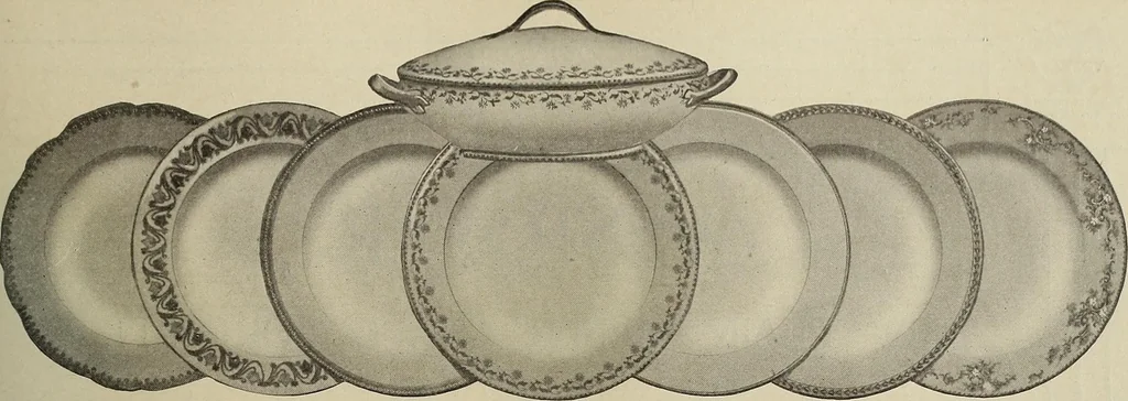 An illustration from Crockery & glass journal, 1875, leaf 526