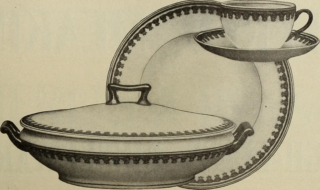 An illustration from Crockery & glass journal, 1875, leaf 554