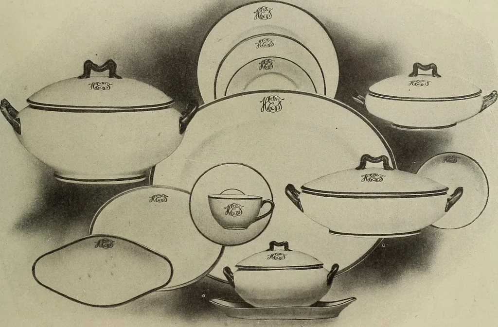 An illustration from Crockery & glass journal, 1875, leaf 564