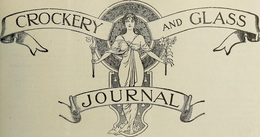 An illustration from Crockery & glass journal, 1875, leaf 100
