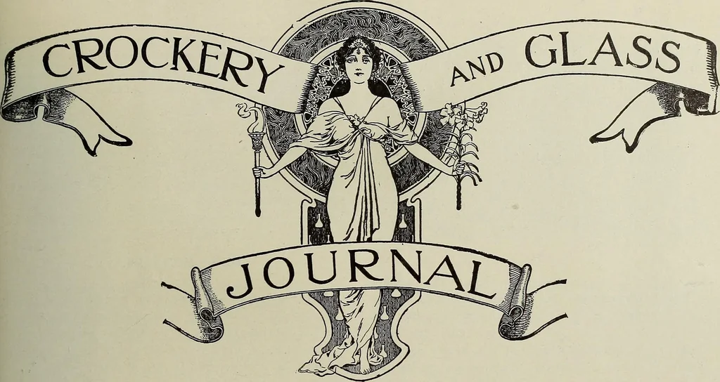An illustration from Crockery & glass journal, 1875, leaf 184