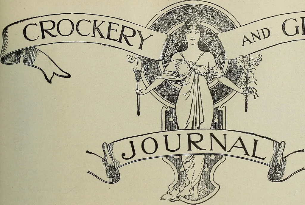 An illustration from Crockery & glass journal, 1875, leaf 228