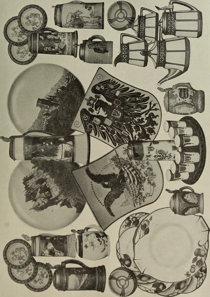 An illustration from Crockery & glass journal, 1875, leaf 264