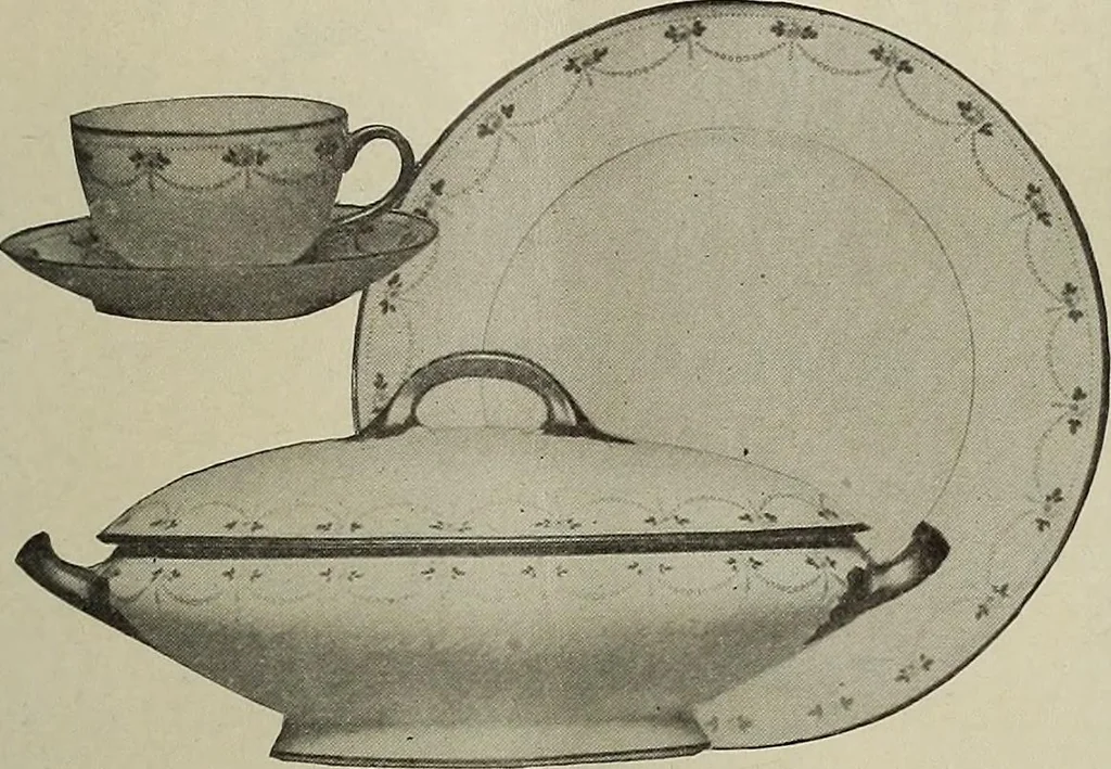 An illustration from Crockery & glass journal, 1875, leaf 456