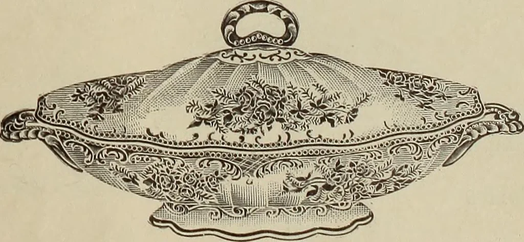 An illustration from Crockery & glass journal, 1875, leaf 464