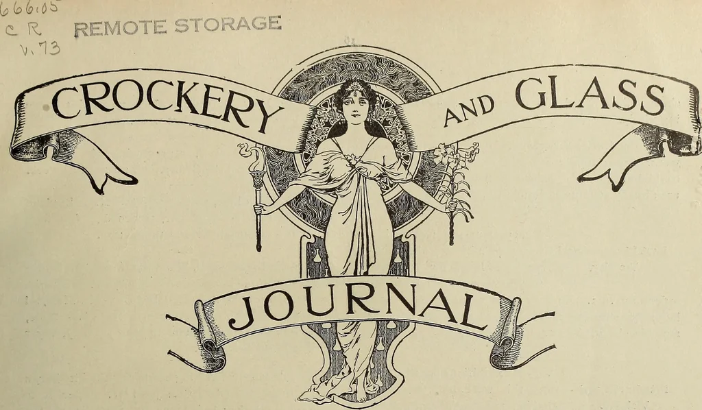 An illustration from Crockery & glass journal, 1875, leaf 8