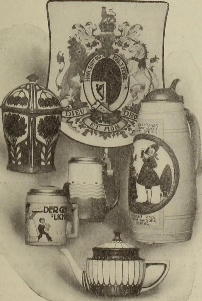 An illustration from Crockery & glass journal, 1875, leaf 80
