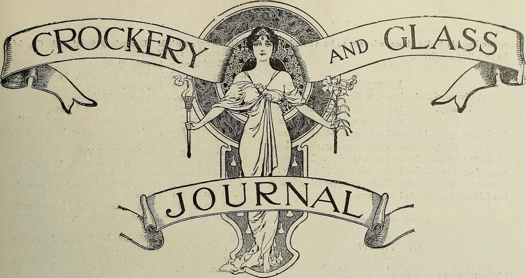 An illustration from Crockery & glass journal, 1875, leaf 82