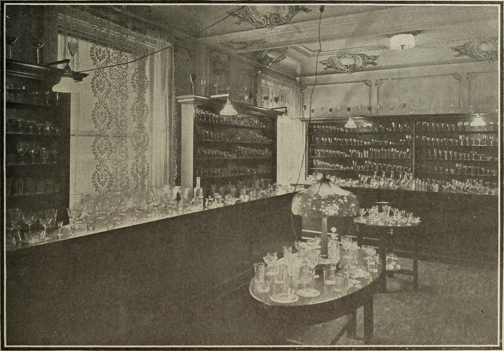 An illustration from Crockery & glass journal, 1875, leaf 84