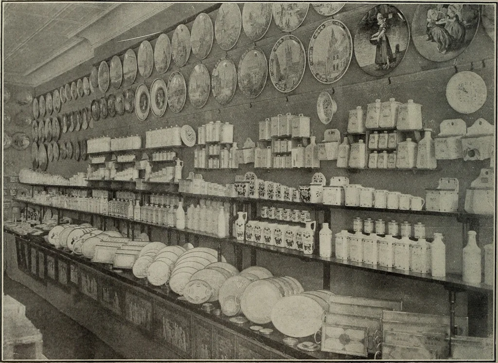 An illustration from Crockery & glass journal, 1875, leaf 115