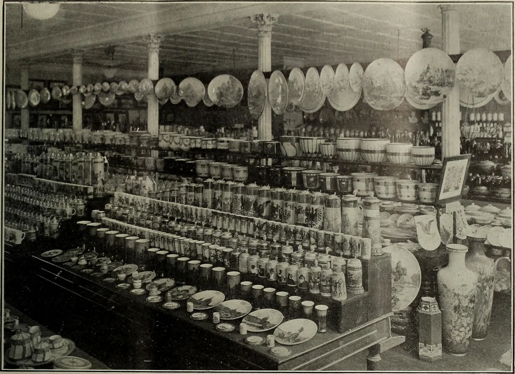 An illustration from Crockery & glass journal, 1875, leaf 116