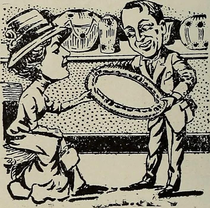 An illustration from Crockery & glass journal, 1875, leaf 231