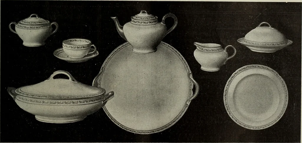 An illustration from Crockery & glass journal, 1875, leaf 244