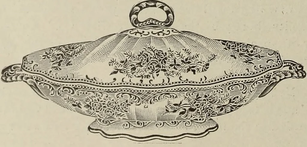 An illustration from Crockery & glass journal, 1875, leaf 417