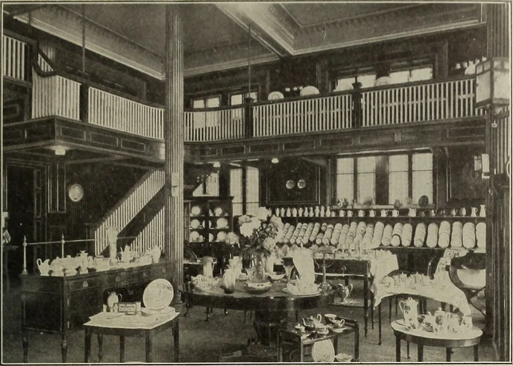 An illustration from Crockery & glass journal, 1875, leaf 424