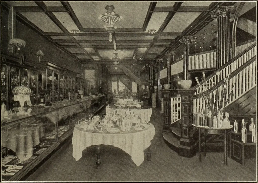 An illustration from Crockery & glass journal, 1875, leaf 424