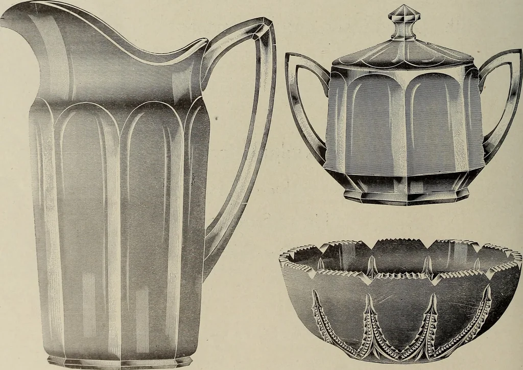 An illustration from Crockery & glass journal, 1875, leaf 443
