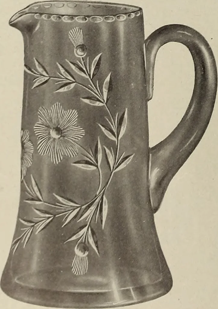 An illustration from Crockery & glass journal, 1875, leaf 445