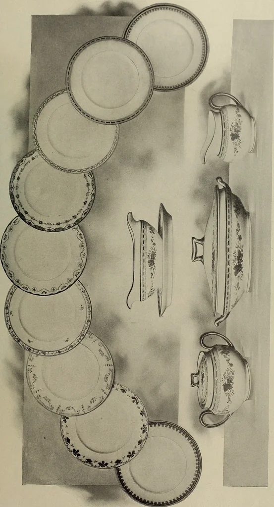 An illustration from Crockery & glass journal, 1875, leaf 462