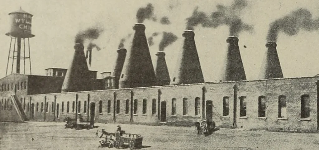 An illustration from Crockery & glass journal, 1875, leaf 463