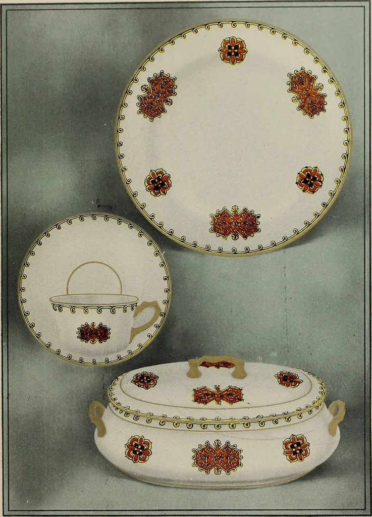 An illustration from Crockery & glass journal, 1875, leaf 538