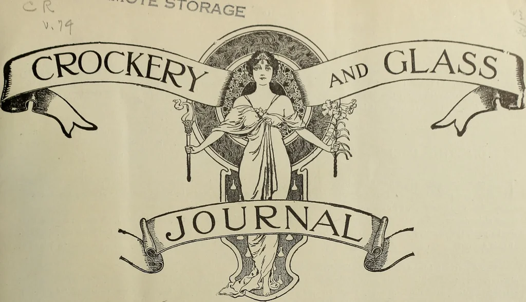 An illustration from Crockery & glass journal, 1875, leaf 6