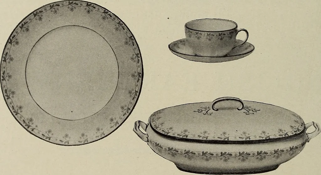 An illustration from Crockery & glass journal, 1875, leaf 603